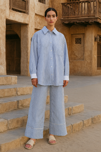 Curated Striped Co-ord Shirt & Pants