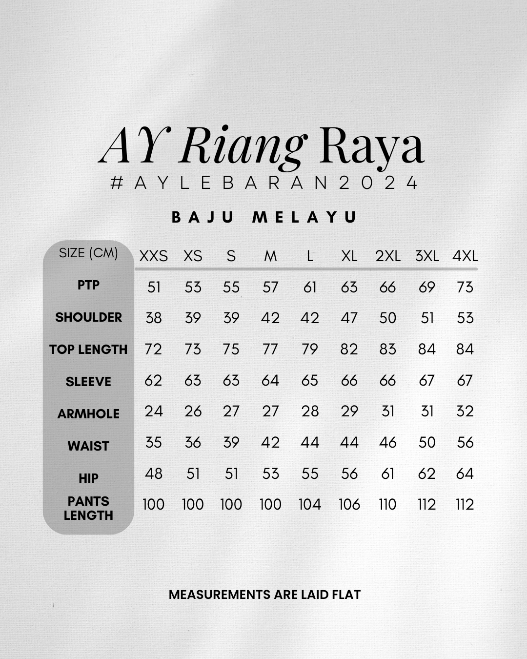 AYLEBARAN 2024 Murni Men's Baju Melayu