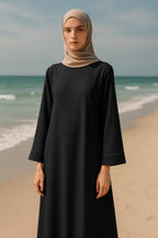 Minimalist Neoprene Abaya