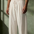 2026 Plain Kurta Oversize Pants - Cotton Linen available in 2 colors