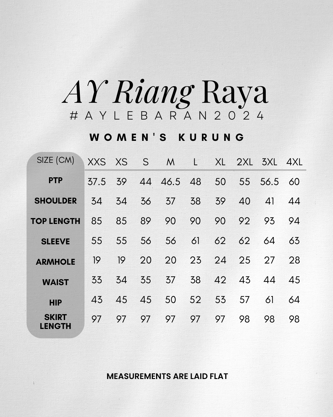 AYLEBARAN 2024 Riuh Women's Kurung Pahang