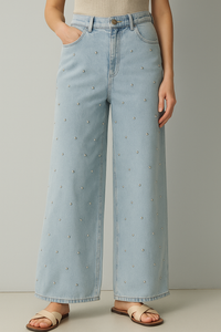 Curated Minimalist Wide Leg Jeans Series