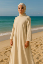 Minimalist Neoprene Abaya