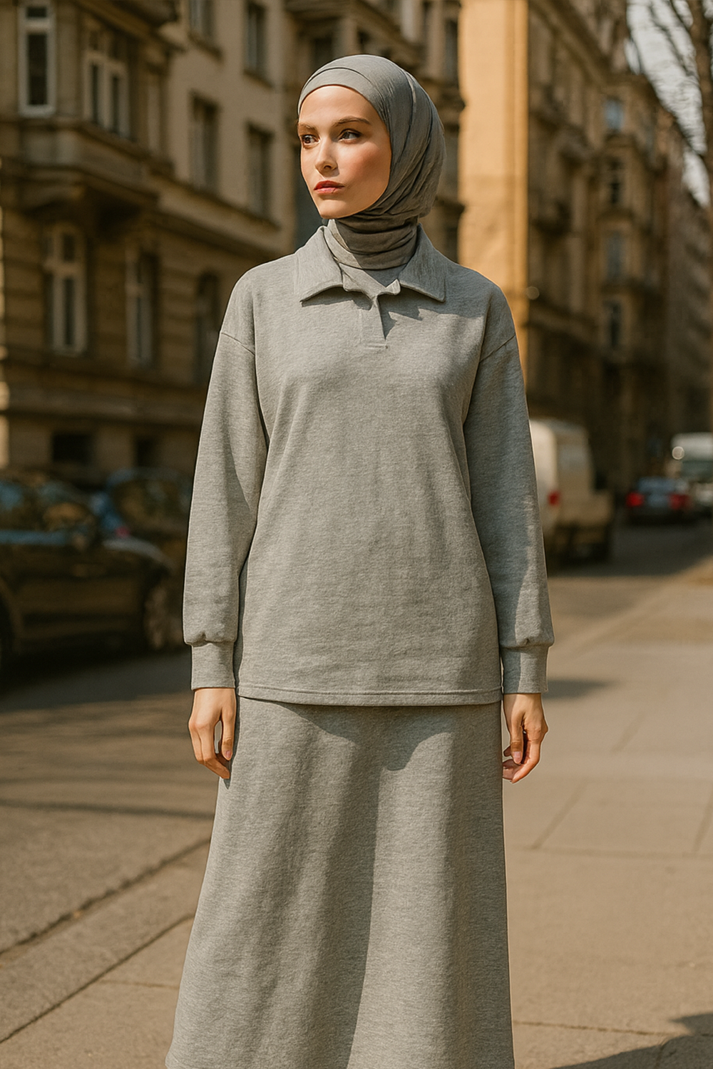 Curated Polo Skirt Co-ord Set - Available in 5 colors