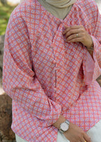 Timeless Cheongsam Linen Tunic Top