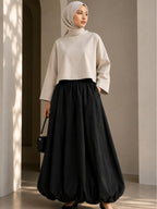 Amelila Exclusive Balloon Plain Skirt