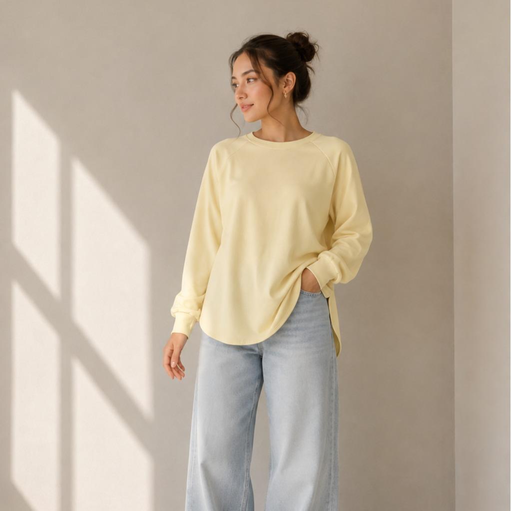 Curated Adrianna Yariqa Everyday Sweatshirt