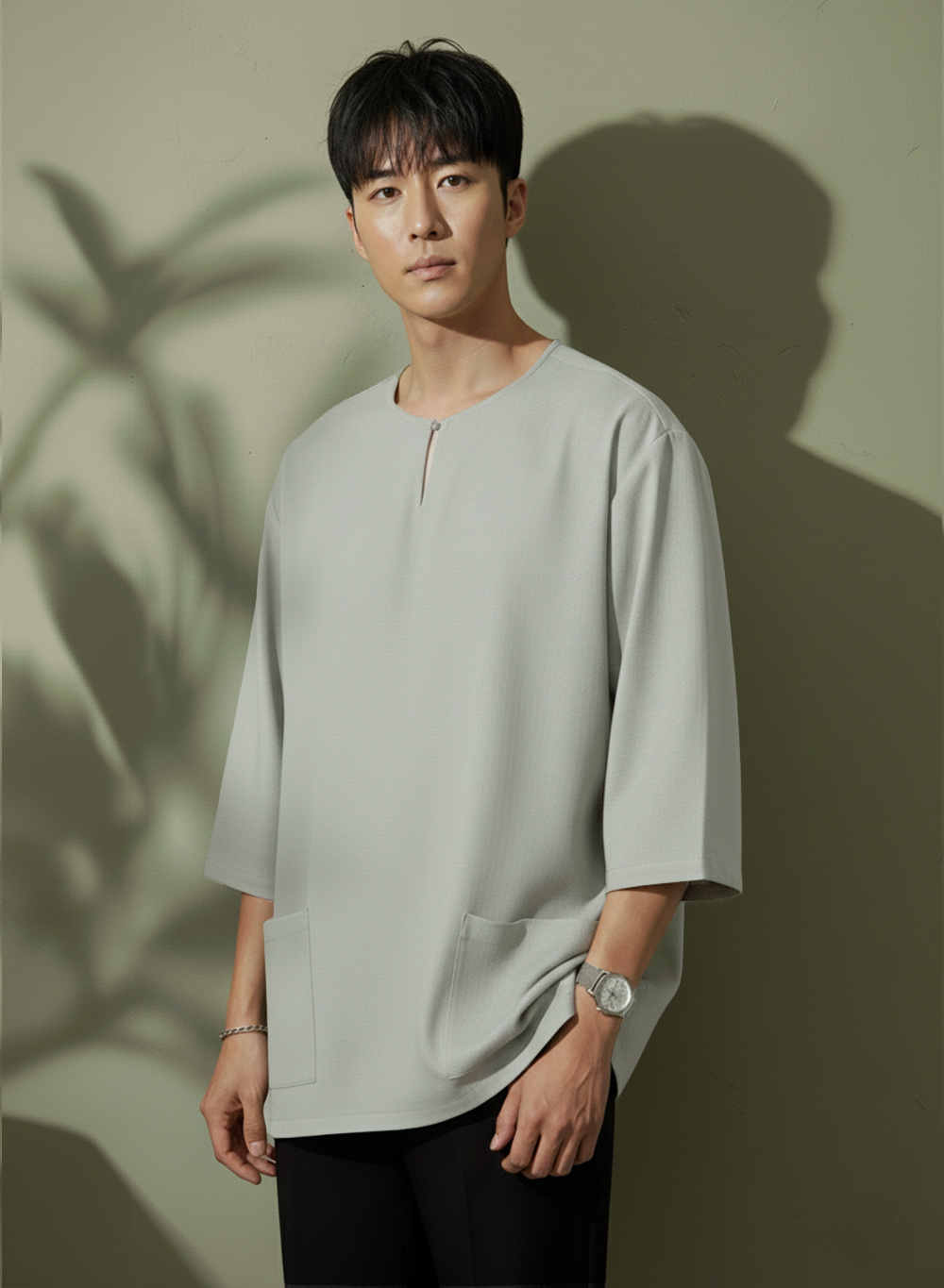 2026 Lebaran Plain Kurta Top