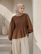 Amara Polka Smock Top