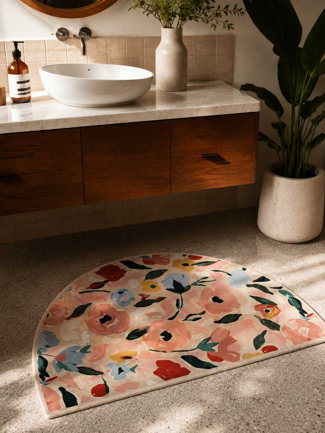 Artisan Semi Circle Floor Mat