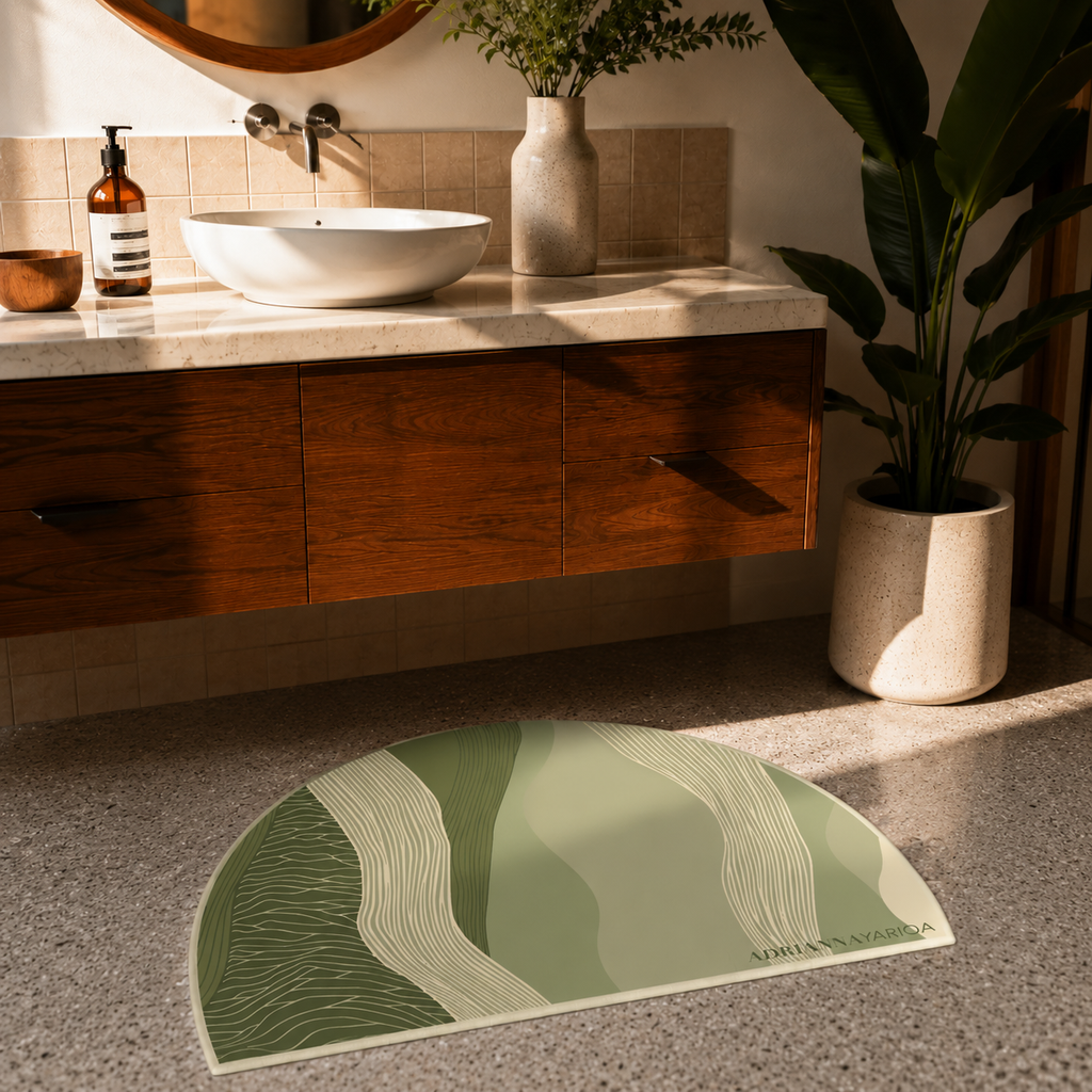 Artisan Semi Circle Floor Mat