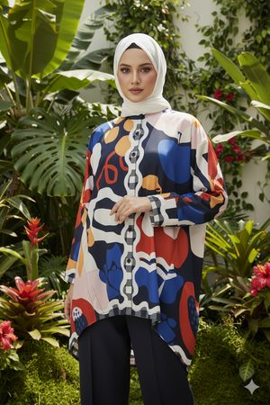 Tropical Checks Highlow Top Series