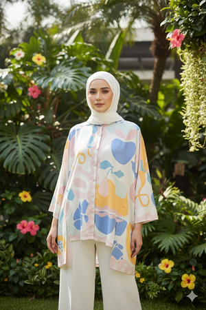 Tropical Checks Highlow Top Series