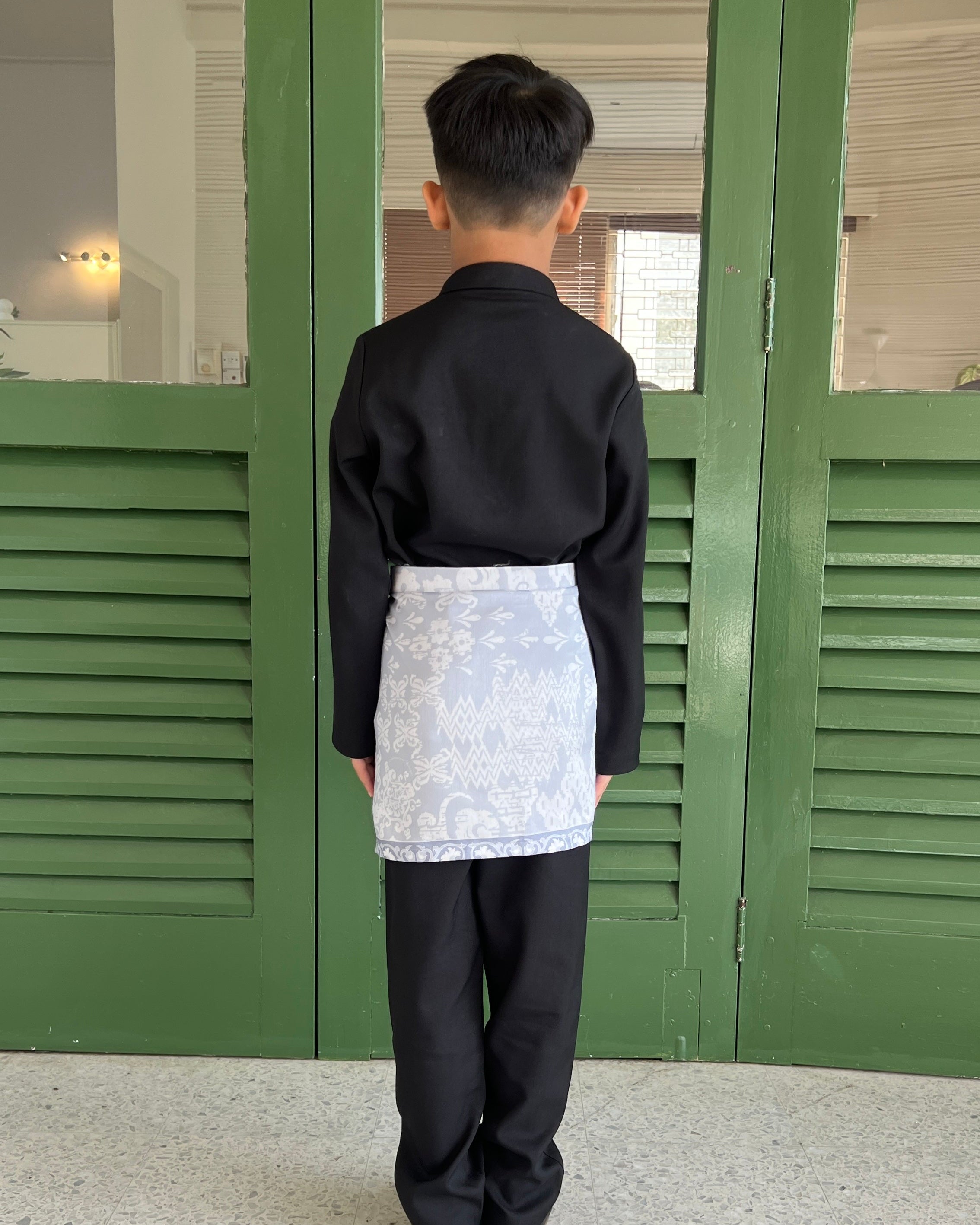 2026 Lebaran Kids Baju Melayu Cekak Musang (Samping Not Included)