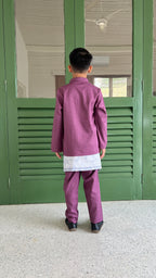 2026 Lebaran Kids Baju Melayu Cekak Musang (Samping Not Included)