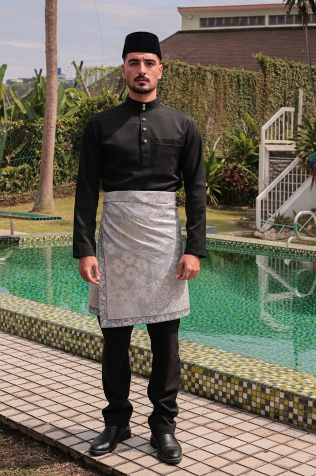 2026 Lebaran Baju Melayu Cekak Musang (Samping Not Included)