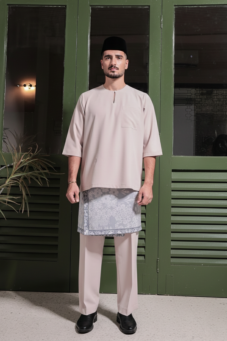 2026 Lebaran Baju Melayu Teluk Belanga (Samping Not Included)