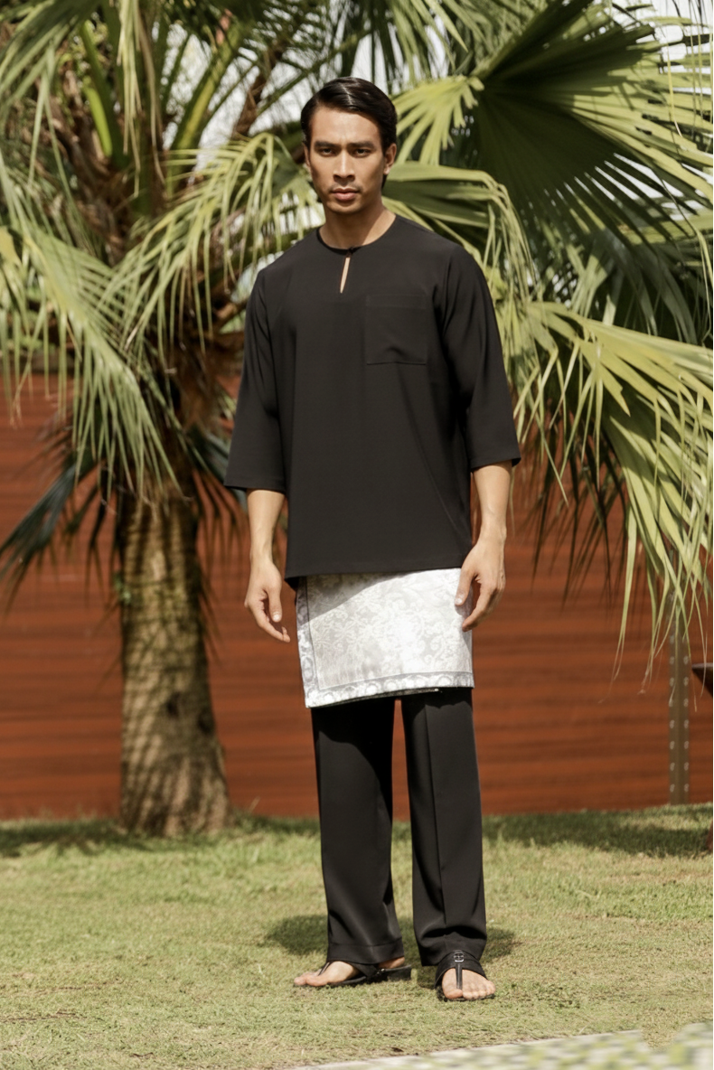 2026 Lebaran Baju Melayu Teluk Belanga (Samping Not Included)