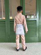 2026 Lebaran Kids Baju Melayu Cekak Musang (Samping Not Included)