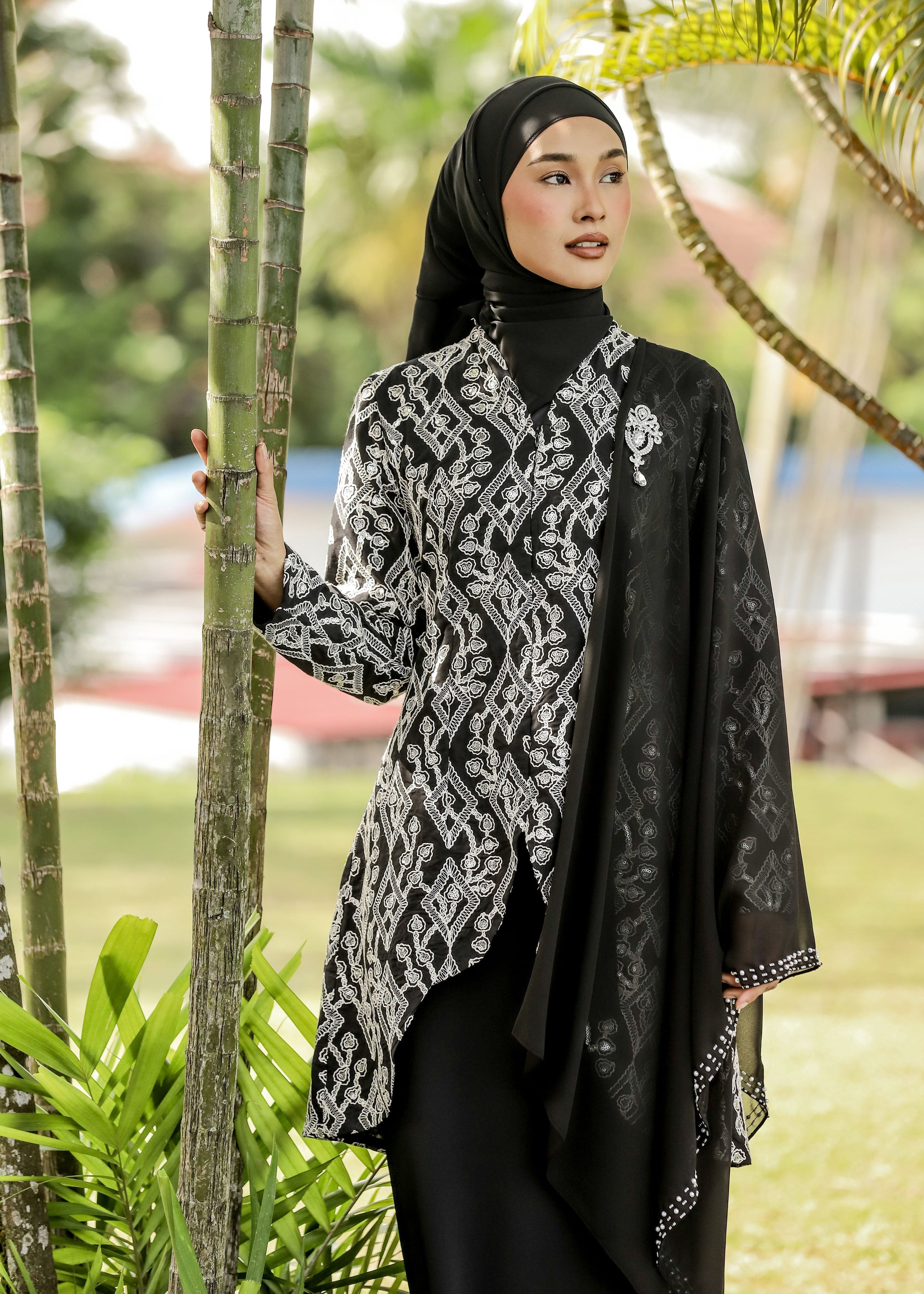 2026 Lebaran Embroidery Sequin Kurung