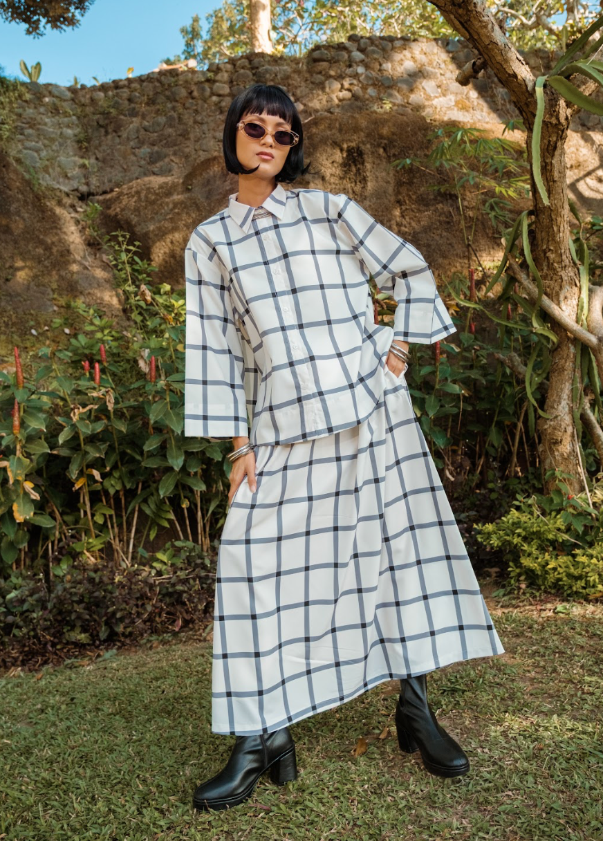 Willow Two-Piece Shirt & Skirt Set