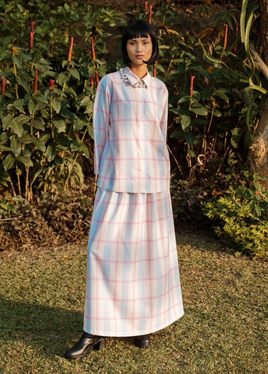 Willow Two-Piece Shirt & Skirt Set