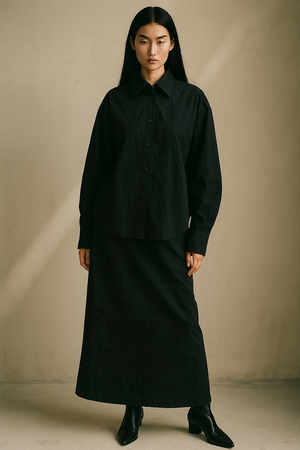 Curated Linen Coord Skirt - Free Size