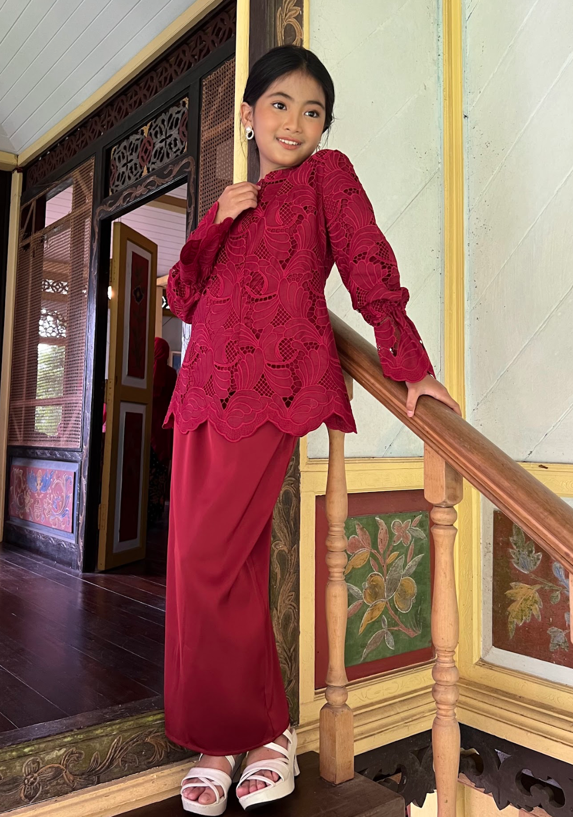 Klasik Raya 2025 Girl Lace Kurung Series