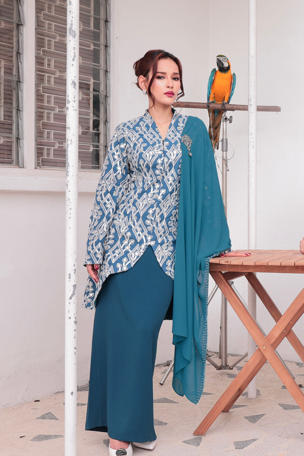 2026 Lebaran Embroidery Sequin Kurung