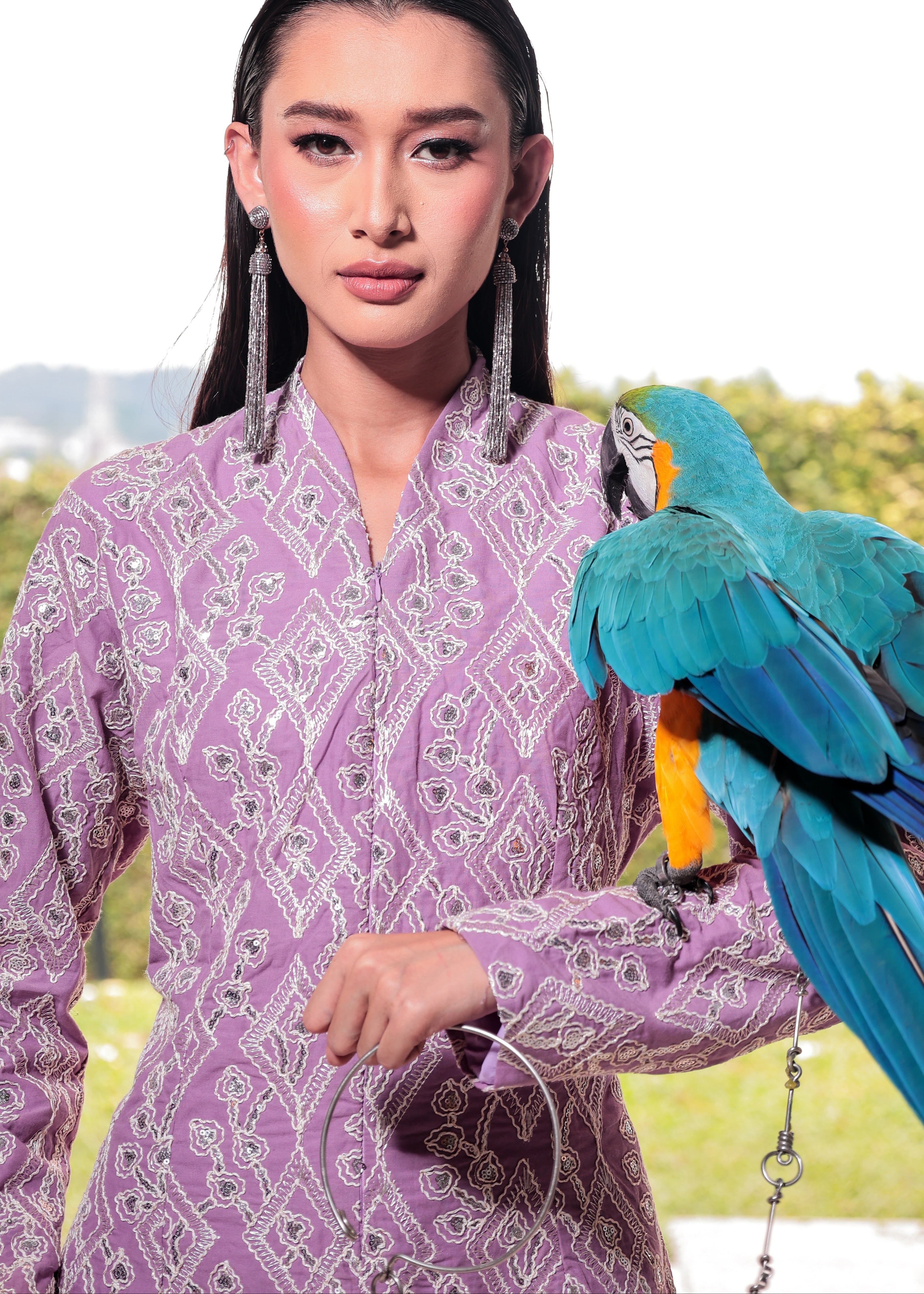 2026 Lebaran Embroidery Sequin Kurung