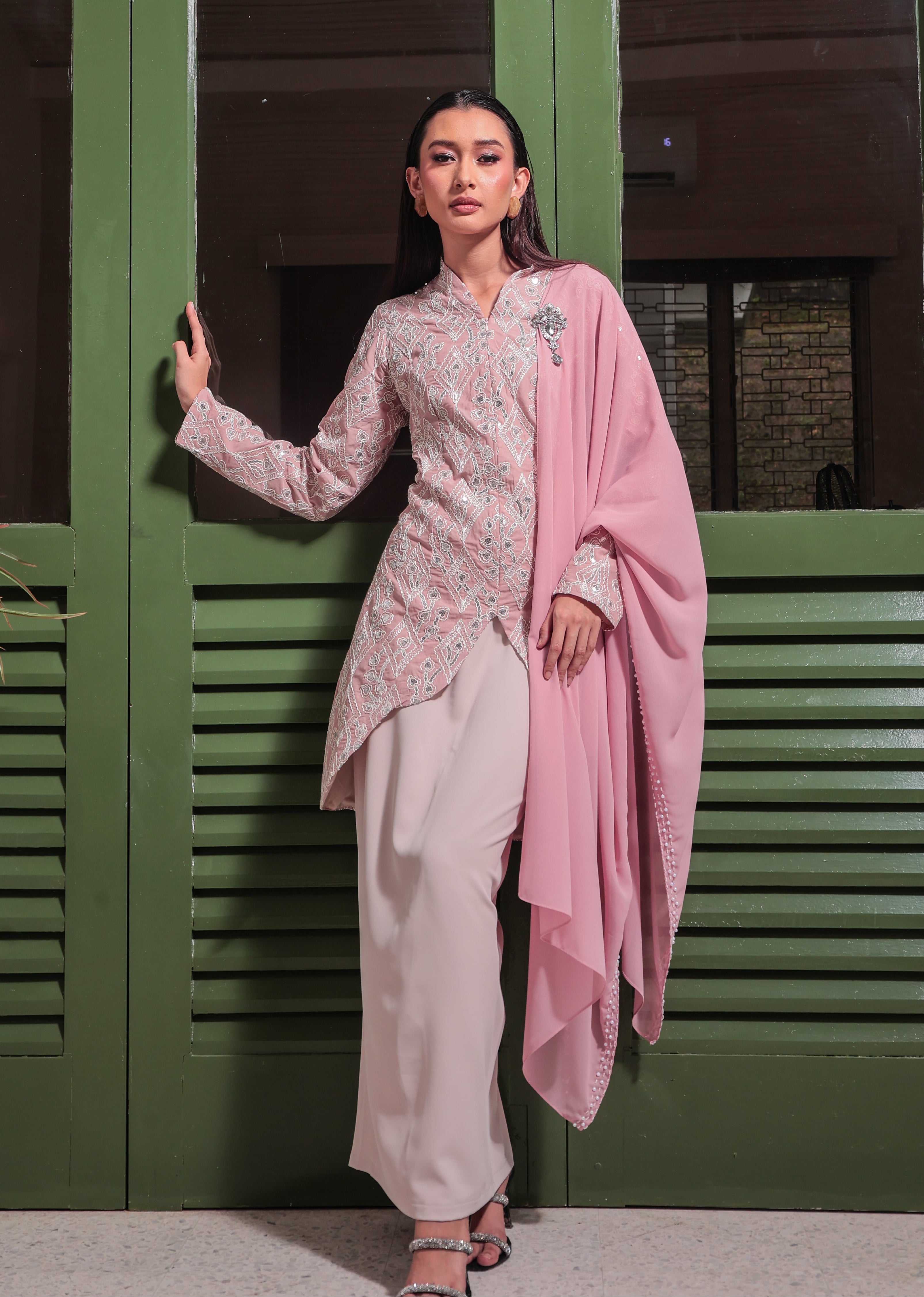 2026 Lebaran Embroidery Sequin Kurung