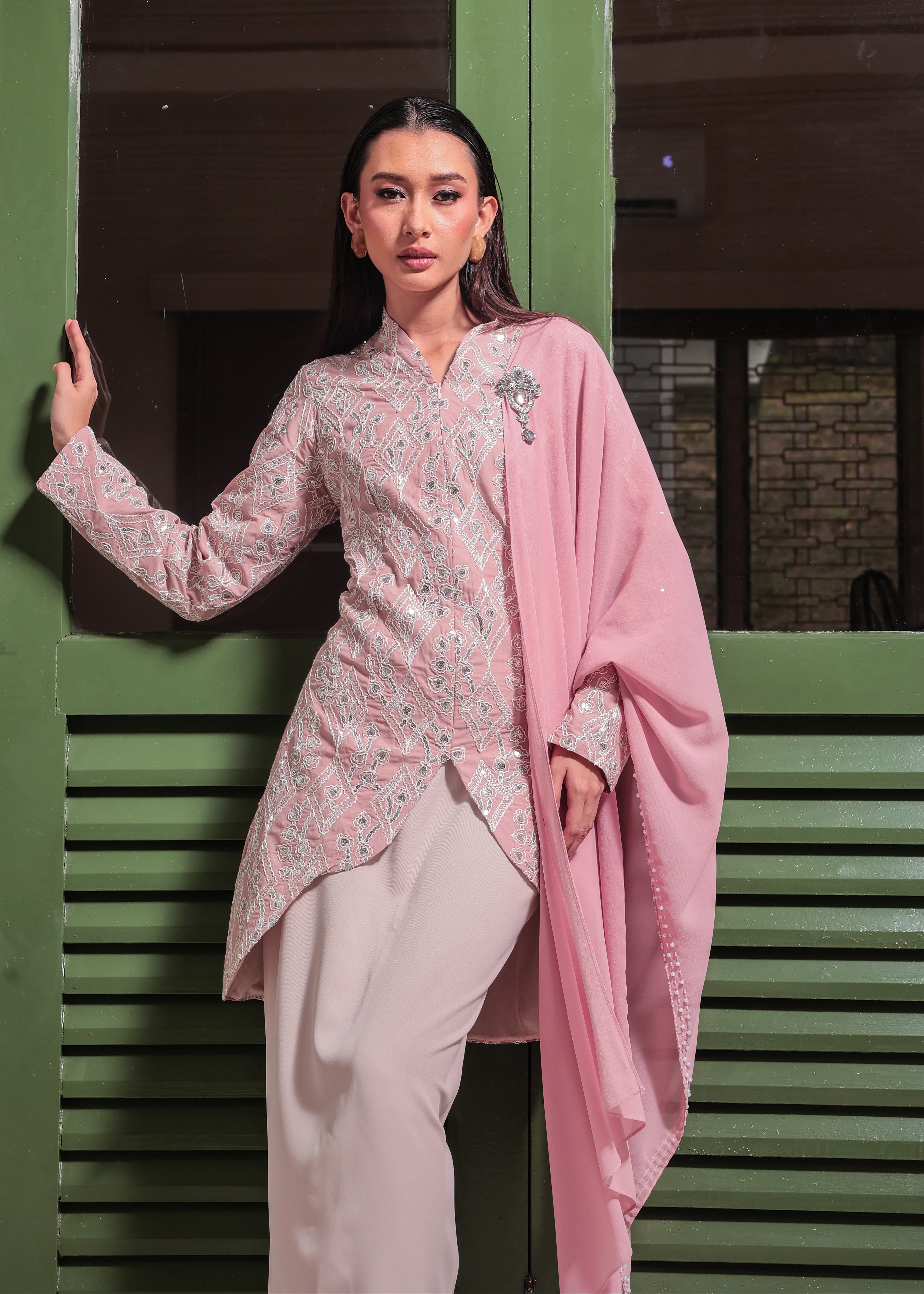 2026 Lebaran Embroidery Sequin Kurung