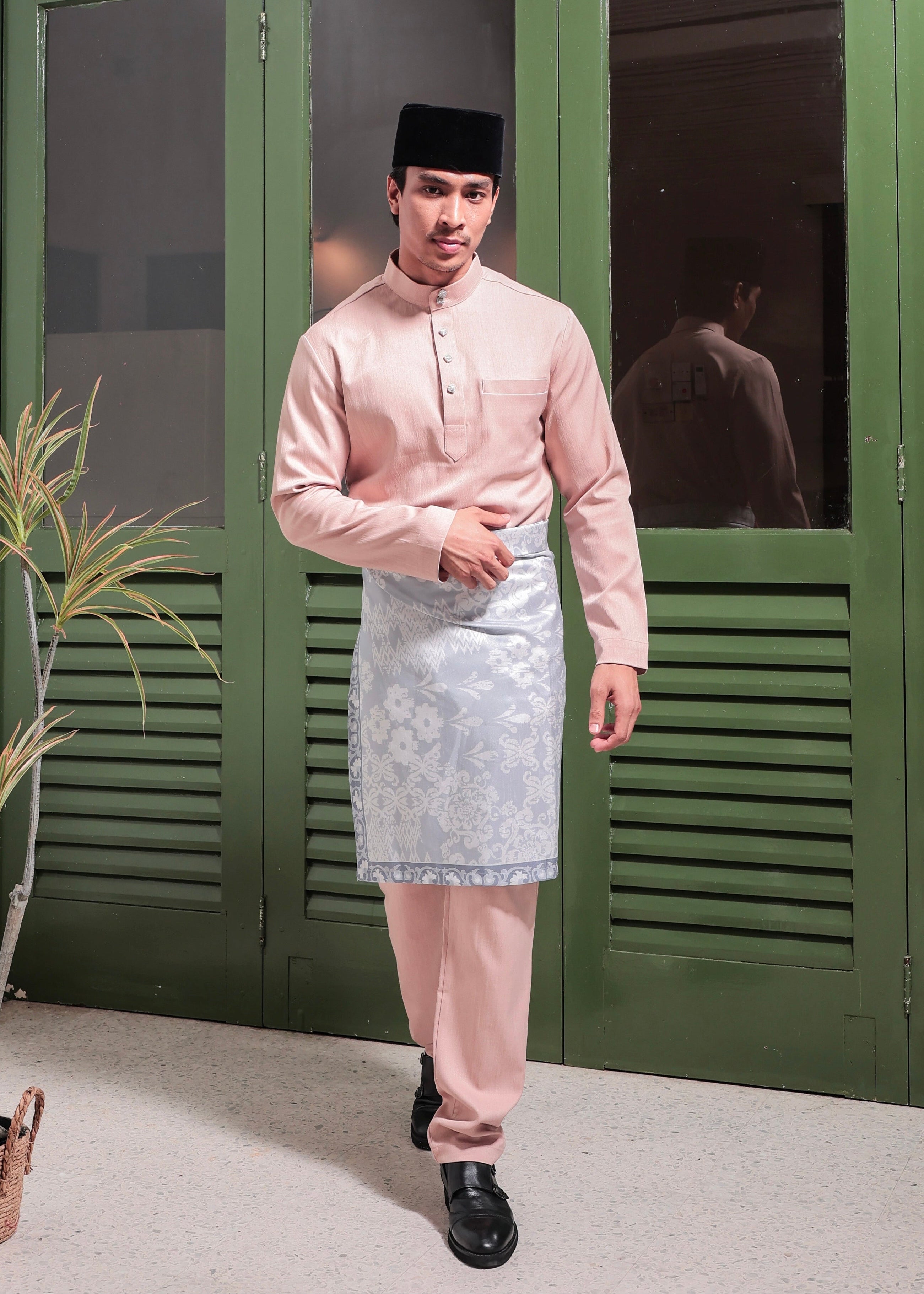 2026 Lebaran Baju Melayu Cekak Musang (Samping Not Included)