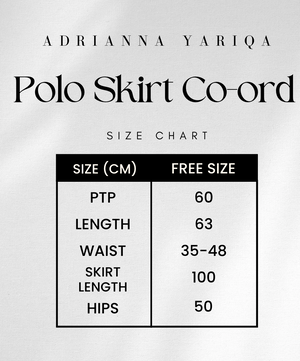 Curated Polo Skirt Co-ord Set - Available in 5 colors