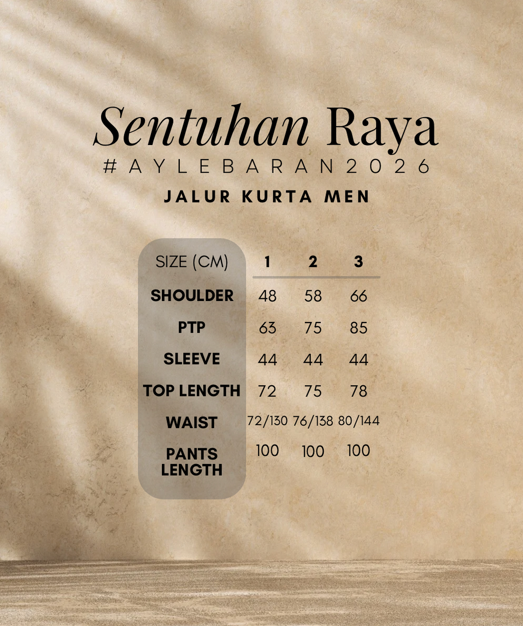 2026 Lebaran Plain Kurta Top