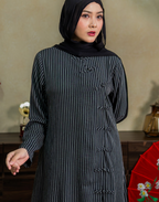 Orient Edit Cheongsam Long Tunic Stripe Set