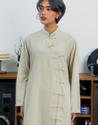 Orient Edit Cheongsam Long Tunic Stripe Set