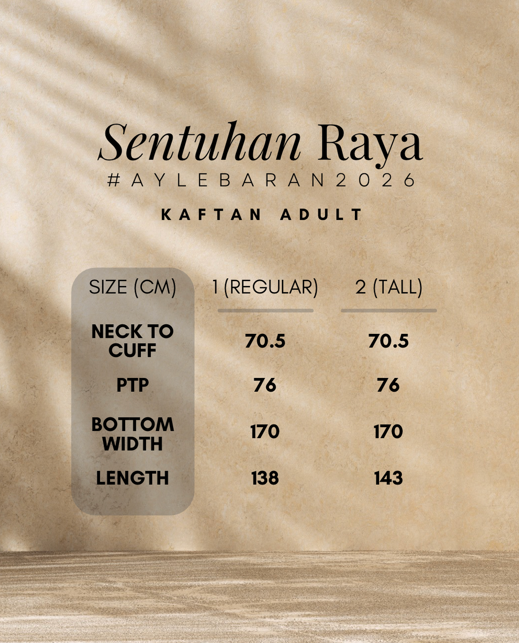 2026 Lebaran Luxe Kaftan