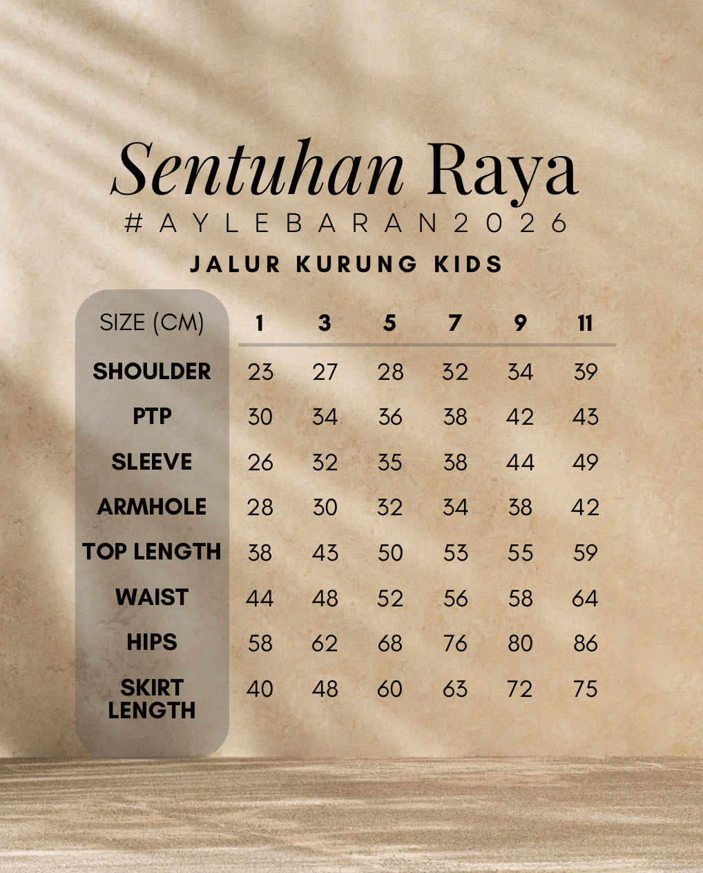 2026 Lebaran Kids Jalur Mini Kurung