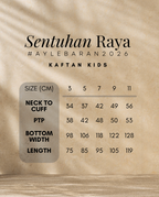 2026 Lebaran Kids Luxe Kaftan