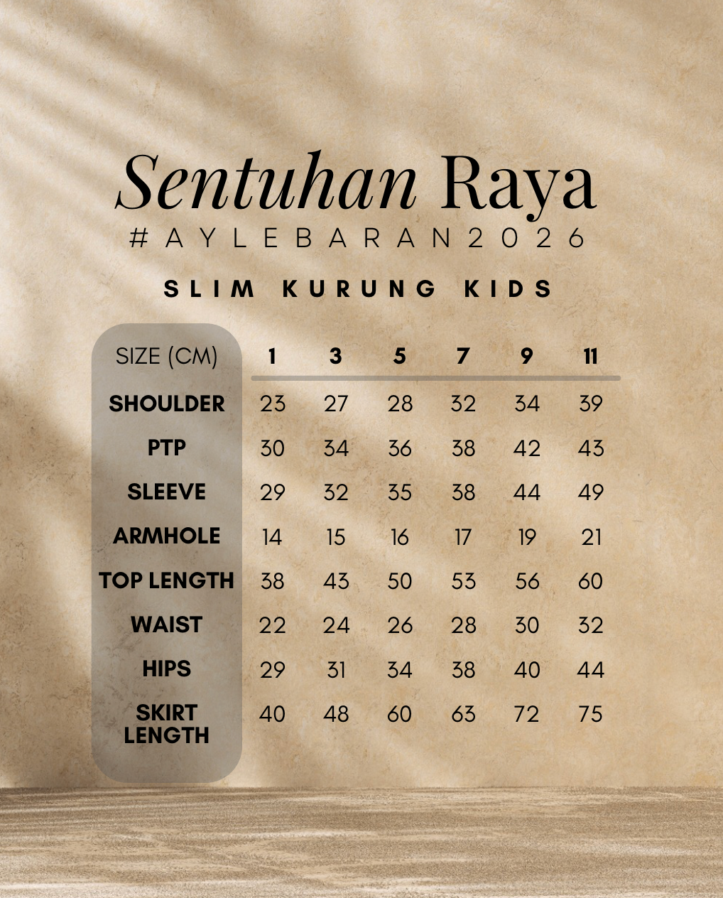 2026 Lebaran Kids Beaded Kurung