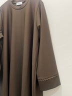 Minimalist Neoprene Abaya