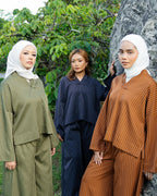 Vera Relaxed V-Neck Palazzo Set
