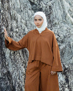 Vera Relaxed V-Neck Palazzo Set