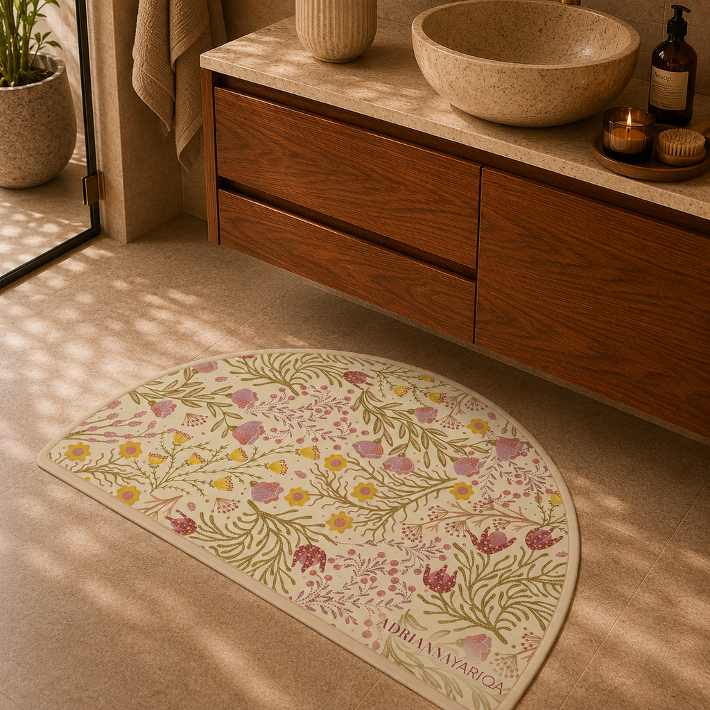 Artisan Semi Circle Floor Mat