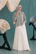 Everyday Boxy Button Down Sweatshirt