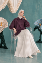 Everyday Boxy Button Down Sweatshirt
