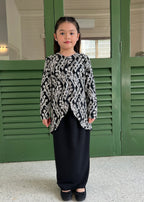 2026 Lebaran Kids Embroidery Sequin Kurung