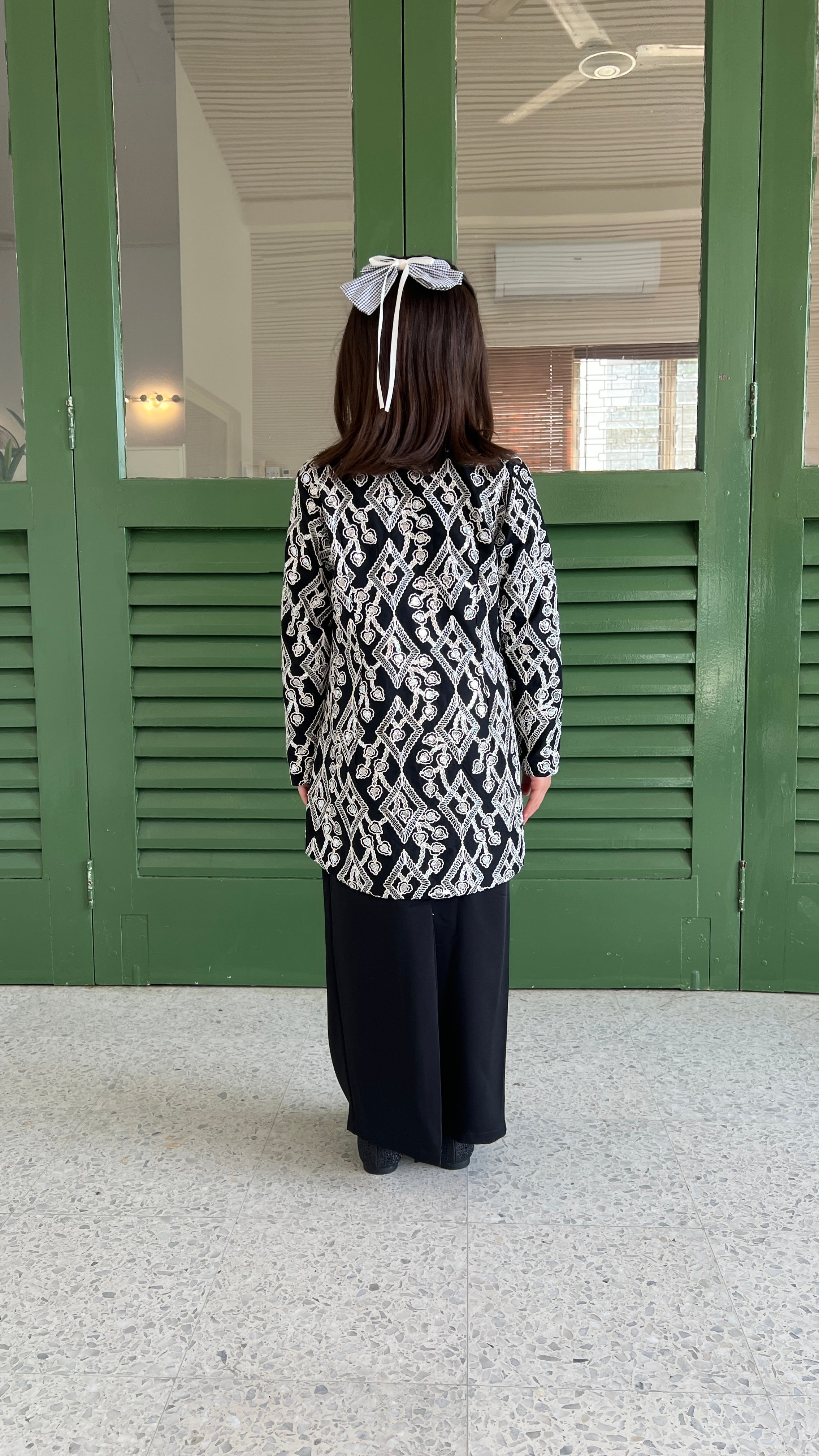 2026 Lebaran Kids Embroidery Sequin Kurung