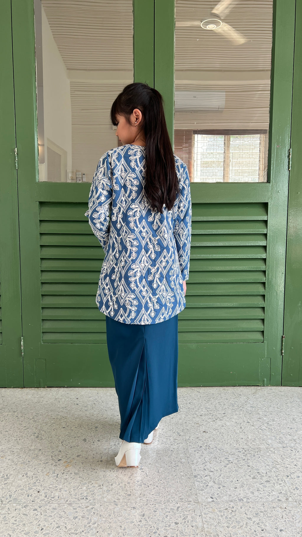2026 Lebaran Kids Embroidery Sequin Kurung